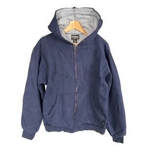 Guide Series Medium Heavy Cotton Thermal Lane Navy Hoodie
